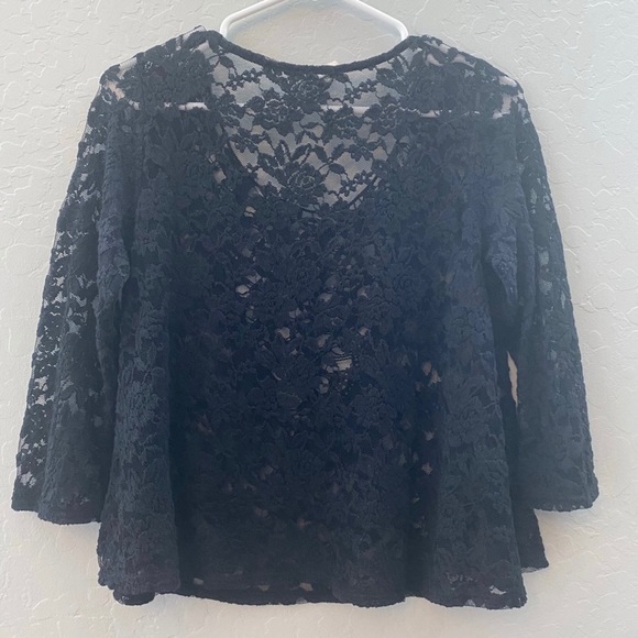 Silvergate boutique black lace blouse  size small - Picture 5 of 9